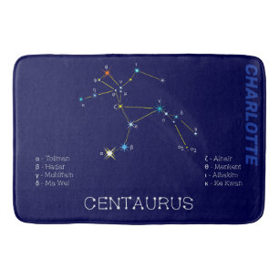 Tapis De Bain Centaurus de constellation de l'hémisphère Sud