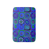 Tapis De Bain Cercle Carré Kandinsky Farbstudie Blue Quadrate (Devant (Vertical))