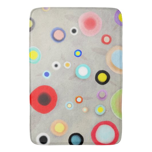TAPIS DE BAIN CERCLES ABSTRAITS (devant Vertical)