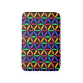 Tapis De Bain Cercles arc-en-ciel (Devant (Vertical))
