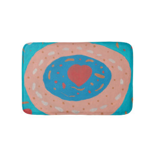 Tapis de bain Cercles d'amour