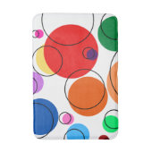 Tapis De Bain Cercles d'amusement (Devant (Vertical))