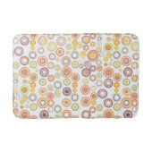 Tapis De Bain Cercles d'automne rétro (Devant)