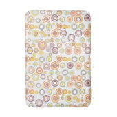 Tapis De Bain Cercles d'automne rétro (Devant (Vertical))