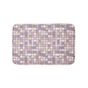 Tapis De Bain Cercles de tissu motif abstrait