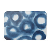Tapis De Bain Cercles d'impression d'aquarelle Indigio (Devant)