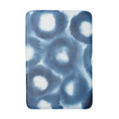 Tapis De Bain Cercles d'impression d'aquarelle Indigio (Devant (Vertical))