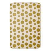 Tapis De Bain Cercles Dorés (devant Vertical)
