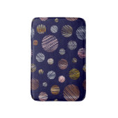 Tapis De Bain Cercles métalliques (Devant (Vertical))