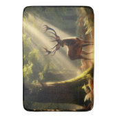 Tapis De Bain Cerf dans la forêt matinale (devant Vertical)