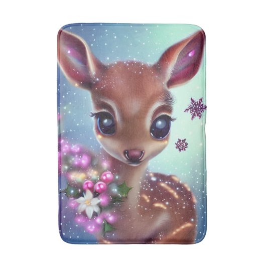 Tapis De Bain Cerf de bébé doux et adorable (Devant (Vertical))