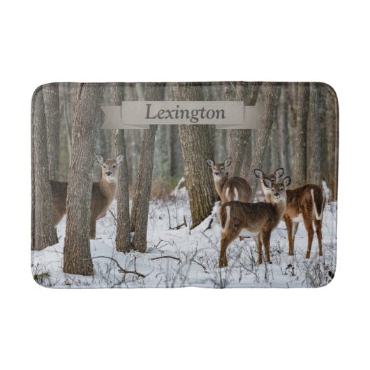 Tapis De Bain Cerf d'hiver (Devant)