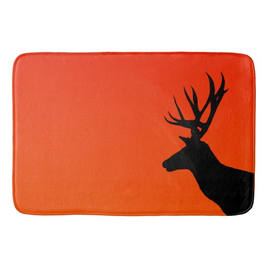 Tapis De Bain Cerf et Coucher de Soleil (Devant)