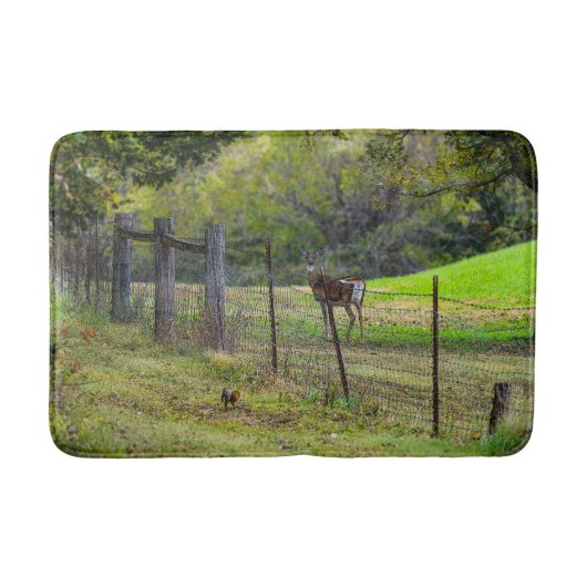Tapis De Bain Cerf Et Écureuil (Devant)