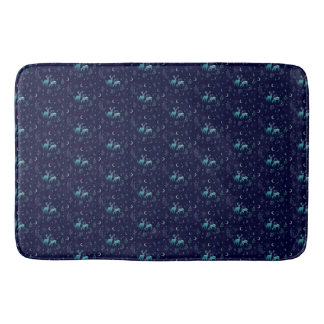 Tapis De Bain Cerf Lune Bleue
