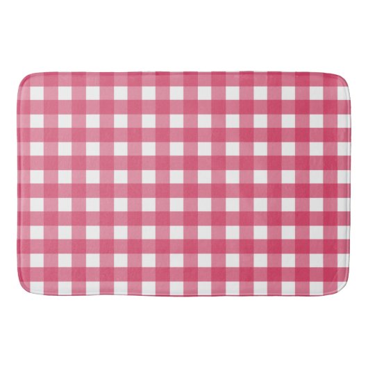 Tapis De Bain Cerise en vichy (Devant)