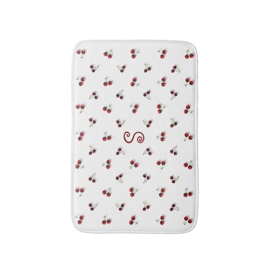 Tapis De Bain Cerises Bath Mat (Devant (Vertical))