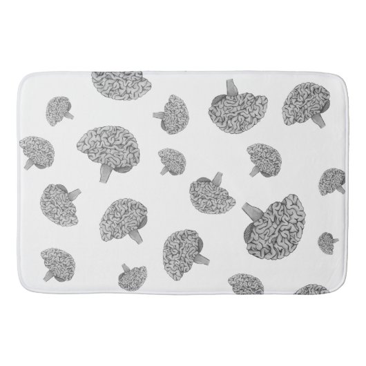 Tapis De Bain Cerveau Scientifique (Devant)