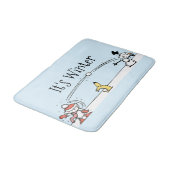 Tapis De Bain C'est l'hiver (Angle)
