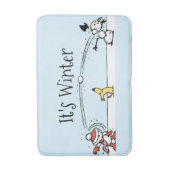 Tapis De Bain C'est l'hiver (Devant (Vertical))