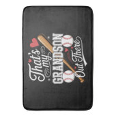 Tapis De Bain C'est mon petit-fils là-bas Baseball (devant Vertical)