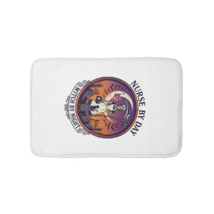 Tapis De Bain Ch Meow Château Hanté Halloween (3)_1