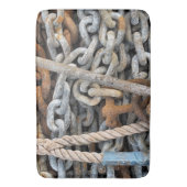 TAPIS DE BAIN CHAÎNE DE PÊCHE MARITIME ET ROPE (devant Vertical)