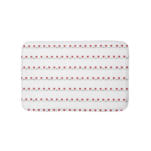 TAPIS DE BAIN ***CHAÎNE DES COEURS*** (Devant)