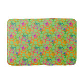 Tapis De Bain Chainmail floral en vert (Devant)