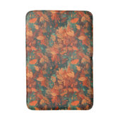 Tapis De Bain Chaleureux Feuilles rustiques d'aquarelle - Boho e (Devant (Vertical))