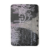 Tapis De Bain chalkboard scripts chandelier paris eiffel tower (Devant (Vertical))