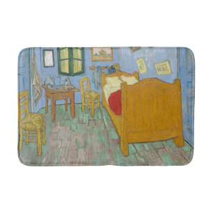Tapis De Bain Chambre de Van Gogh à Arles - Jaune et Bleu Classi