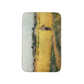 Tapis De Bain Champ de céréales (par Berthe Morisot) (Devant (Vertical))