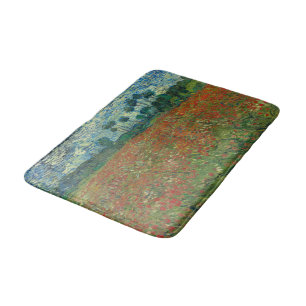 Tapis De Bain Champ de pavot - Vincent van Gogh