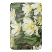 Tapis De Bain Champ de tulipes blanches (devant Vertical)