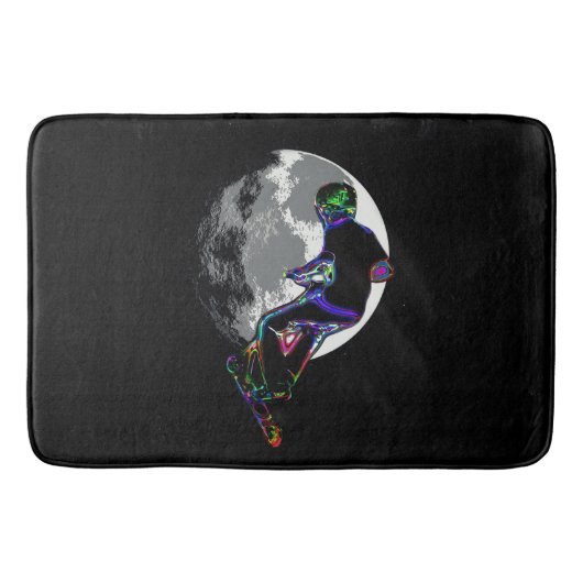 Tapis De Bain Champ Moonlit Scooter - Scooter Boy Arwork (Devant)