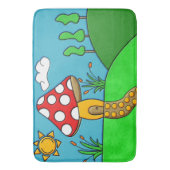 Tapis De Bain champignon rouge mignon (devant Vertical)