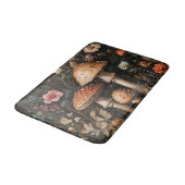 Tapis De Bain Champignons Whimsical et Botanique Fleur sauvage (Angle)