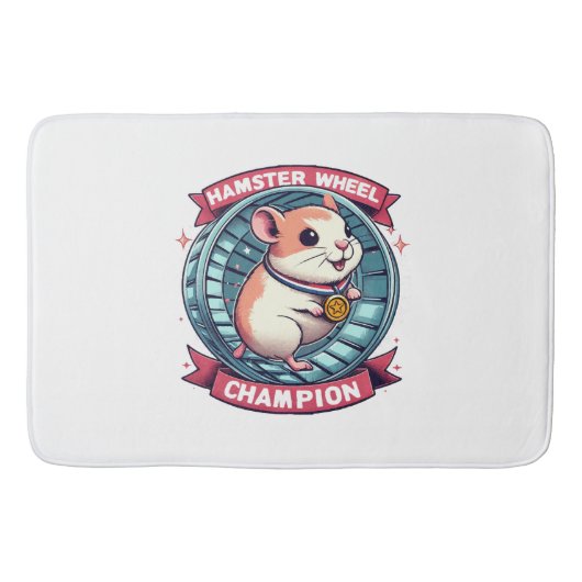 Tapis De Bain Champion de roue de hamster (Devant)