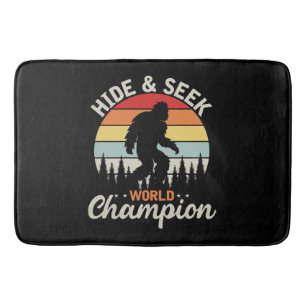 Tapis De Bain Champion du Monde de Cache-Cache Sasquatch