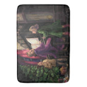 Tapis De Bain Chant de Noël sur la peinture (devant Vertical)