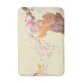 Tapis De Bain Chanter Chat avec panier à fleurs (Devant (Vertical))