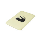 Tapis De Bain Chanteuse Jaune (Angle)