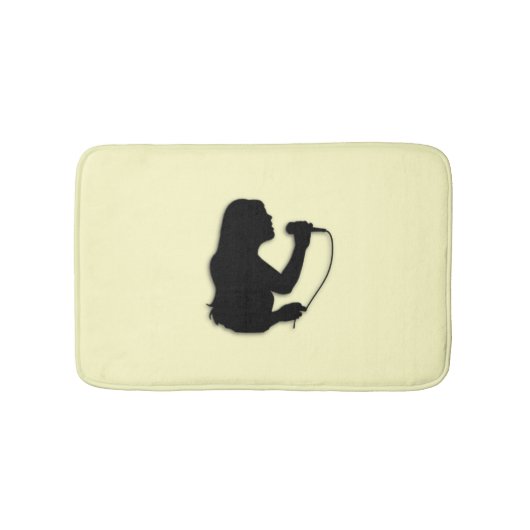 Tapis De Bain Chanteuse Jaune (Devant)