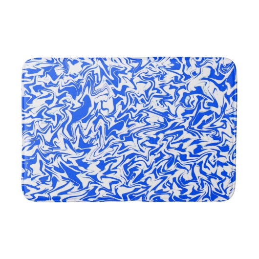 Tapis De Bain Chaos Bleu...... (Devant)