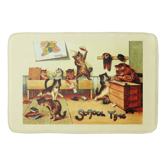 Tapis De Bain Chaos en classe Kitten Louis Wain (Devant)