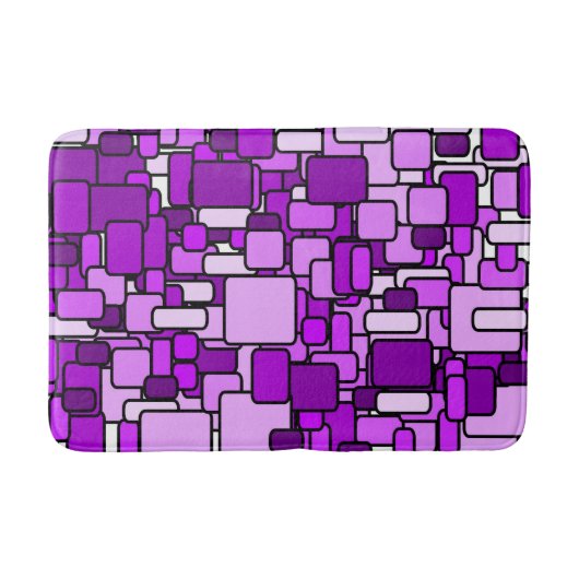 Tapis De Bain Chaos rose (Devant)