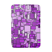 Tapis De Bain Chaos rose (Devant (Vertical))