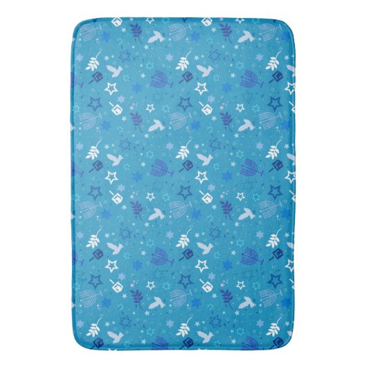 Tapis De Bain Chapeau de bain Hanoukka Stars (devant Vertical)