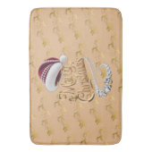 Tapis De Bain Chapeau de Noël mignon (devant Vertical)